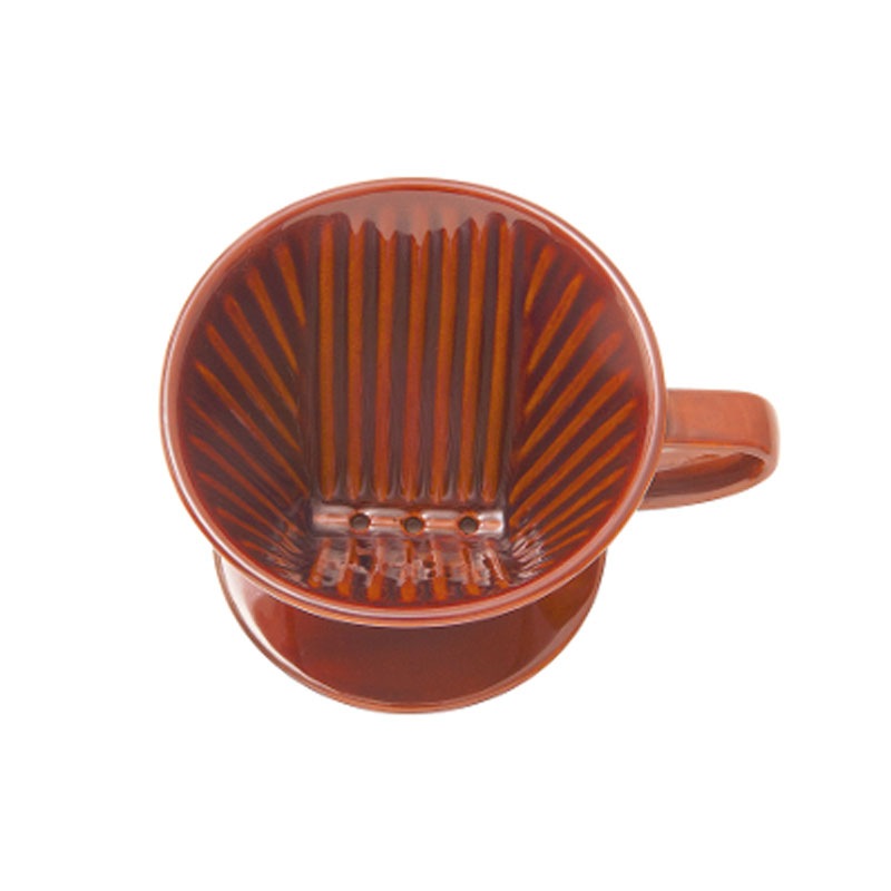 Kalita (カリタ) 陶器製コーヒードリッパー ロト (ブラウン