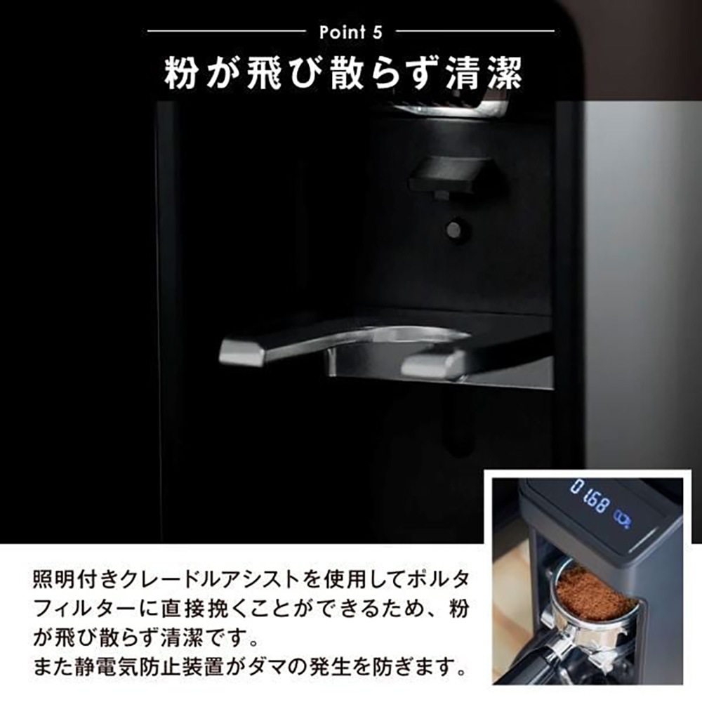 WPM (ダブリューピーエム) コーヒーグラインダー ZD-17OD