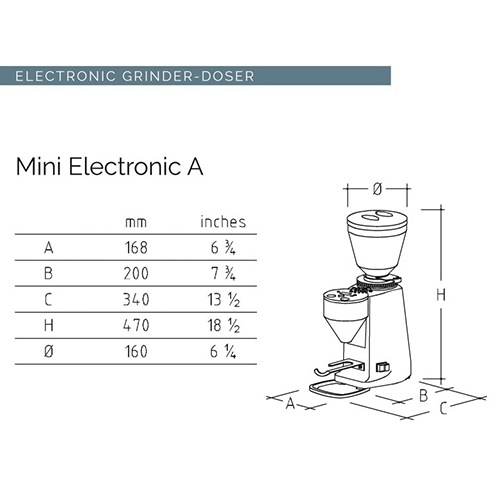 MAZZER MINI ELECTRONIC マッツァー ミニ/グラインダー MAZZER（マッツァ）グラインダー MINI - ELECTRONIC