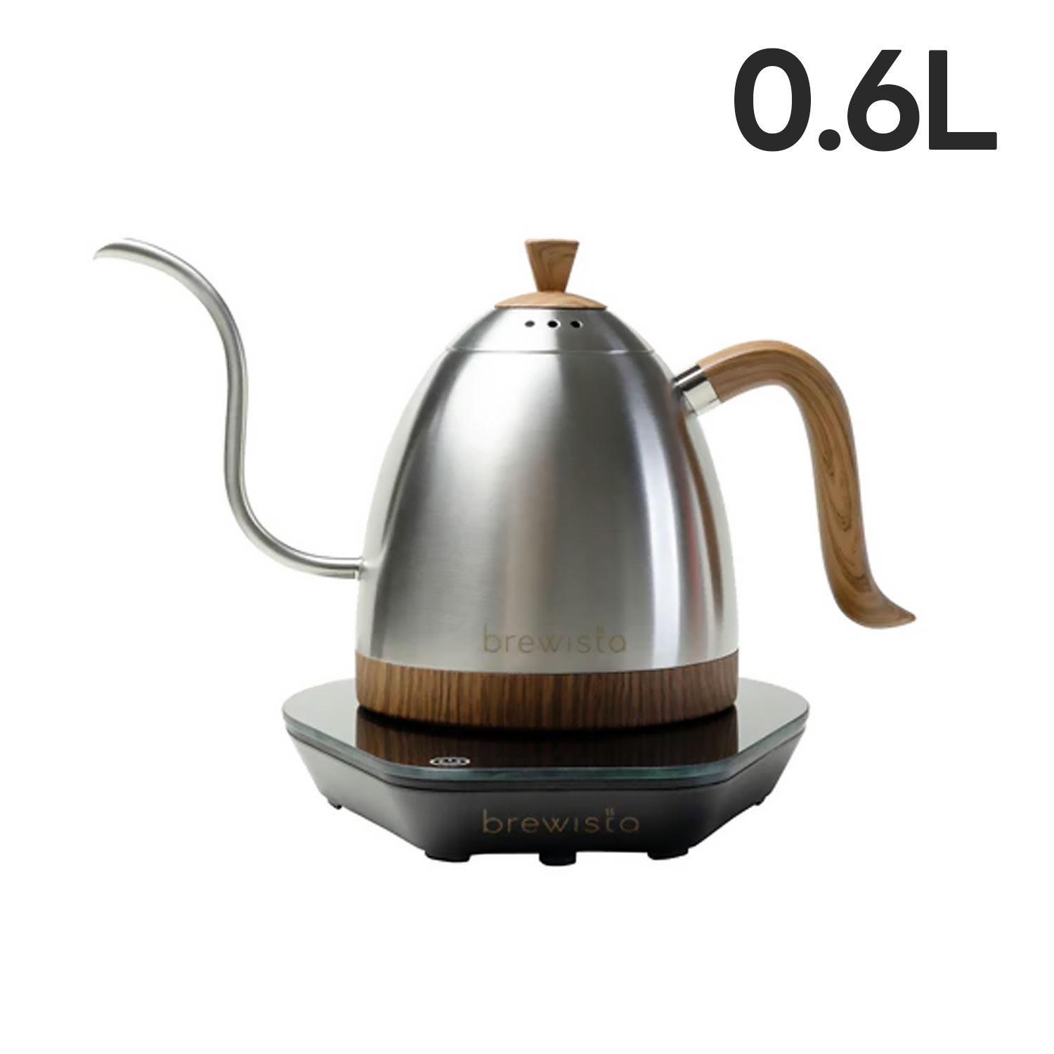 【2024年モデル】Brewista (ブリューイスタ) アルティザングースネック バリアブルケトル 0.6L ステンレススチール