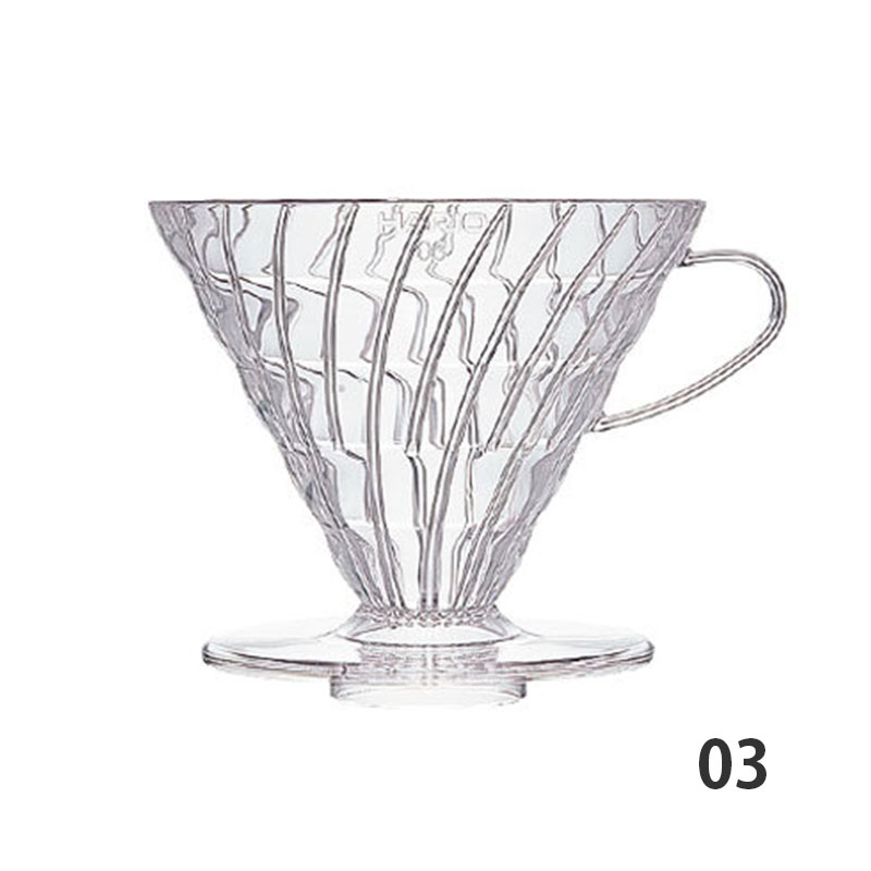HARIO (ハリオ) コーヒードリッパー V60 透過ドリッパー クリア