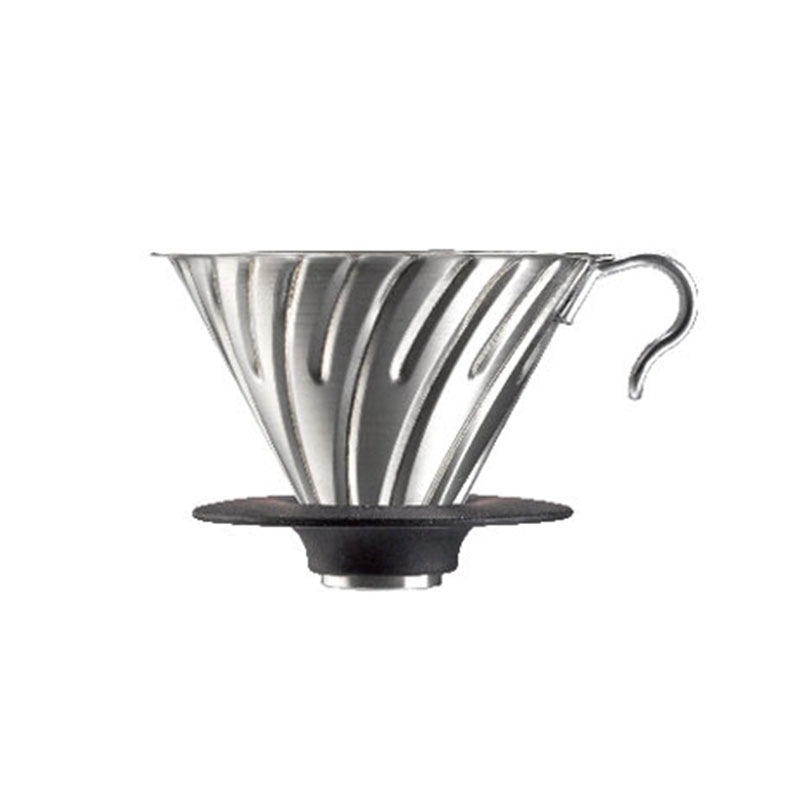 HARIO (ハリオ) コーヒードリッパー V60 メタルドリッパー シルバー