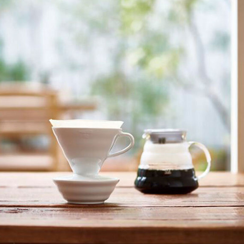 HARIO (ハリオ) コーヒードリッパー セラミック V60 ドリップトレイ【DT-1W】