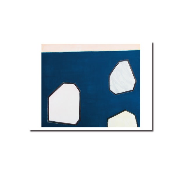 花田 和治　ポストカード《海と岩》