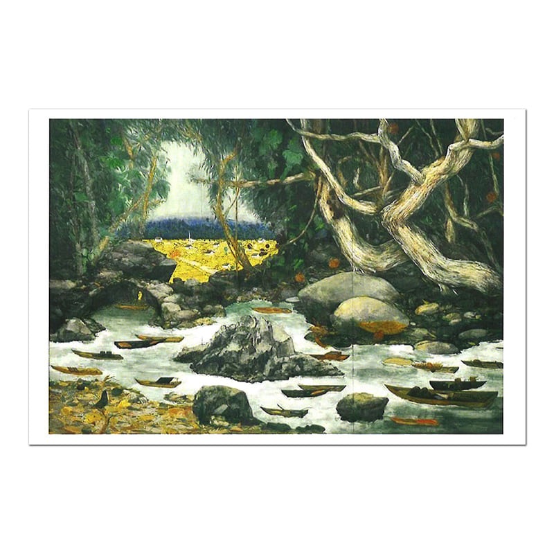 早川陽 〈桃花源記〉 ポストカード