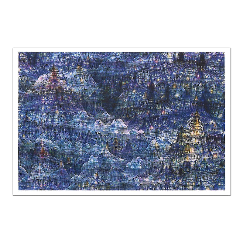 マイク・タイカ〈風景・ヒマラヤⅡ〉 ポストカード