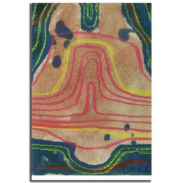 前川強　具体カードボックス用はがき作品（2）