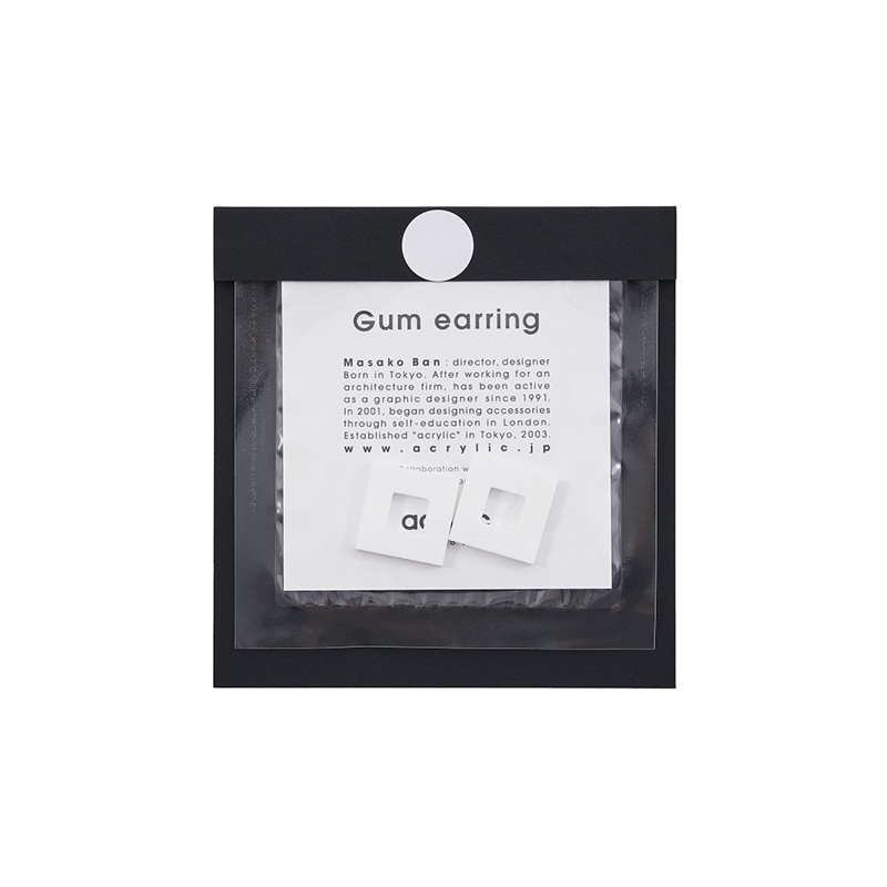 acrylic｜2026 earring parts (RD) イヤリングパーツ サークル レッド