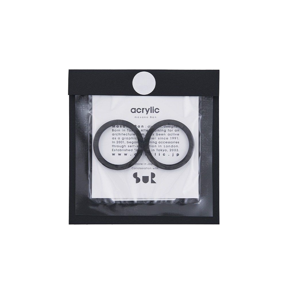 acrylic｜2191 TSUGI 3 (SB) earring parts イヤリングパーツ