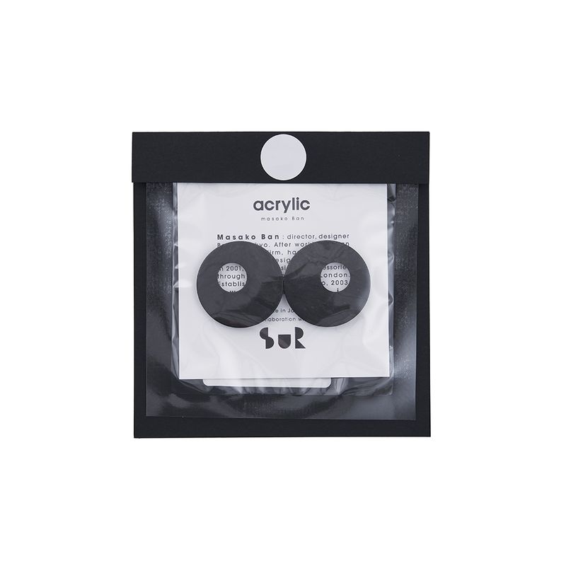 acrylic｜885 earring parts aluminium (SV) イヤリングパーツ