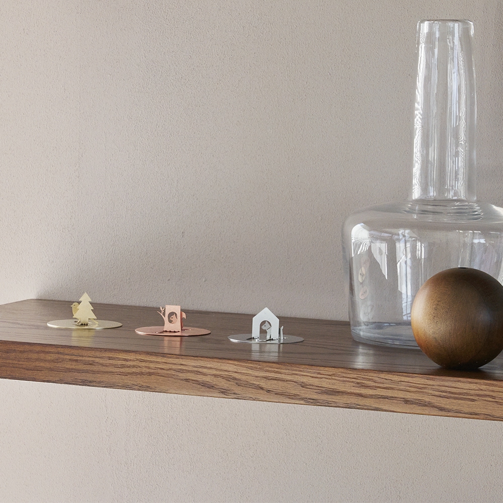 あやせものづくり研究会｜Ori オリ カードスタンド 真鍮・トリ