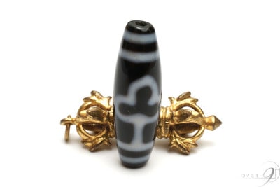 【至純天珠　4A　菩提天珠　約38mm×12mm】【メール便不可】【D】|幸運・人間関係|4Aランク 至純天珠（しじゅんてんじゅ）