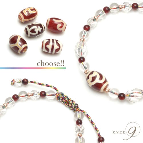 紅玉髄八眼天珠 楽天市場】紅玉髄 五眼天珠 約30mm×10mm 【メール便不可】【z