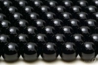 一連売り　AAAランク　オニキス　約12mm玉　【メール便可】|オニキス|天然石　連売り