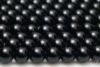 一連売り　AAAランク　オニキス　約4mm玉　【メール便可】|オニキス|天然石　連売り