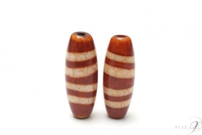 上肯龍紋天珠　線天珠　約26mm×10mm　【メール便可】r|魔除け・厄除け|上肯龍紋天珠（じょうこうりゅうもんてんじゅ）