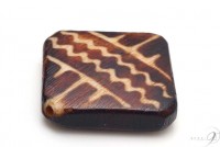 山水木珠（1）・36.5×36.5×7.5　【メール便不可】|健康・美容|邦提木珠（ほうだいもくじゅ）