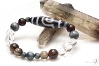 仕事のお守り！　〜二眼天珠ブレスレット〜|金運・仕事運|天珠 ブレスレット