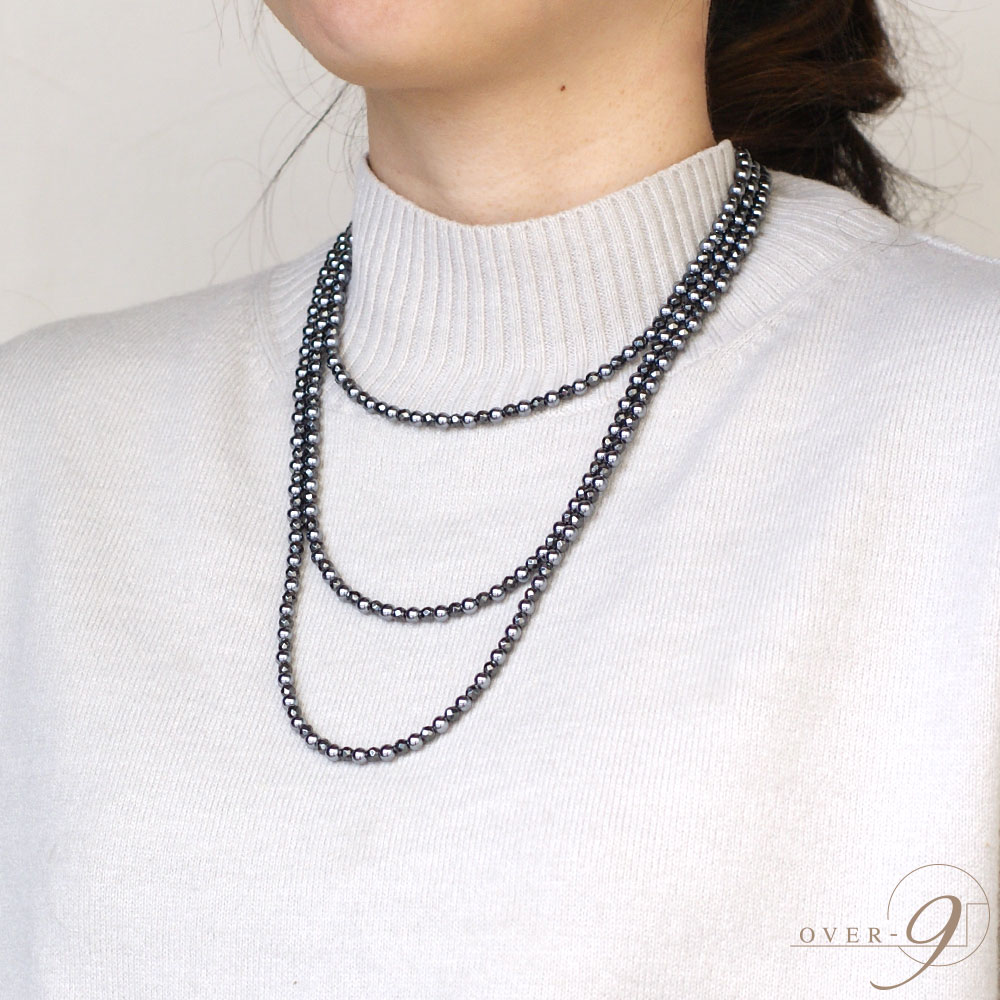 �ƥ�إ�Ĺ��� �ͥå��쥹 4mm �������50cm �ܼ����إޥ����ȡ�4���� �ڥ᡼���زġ�