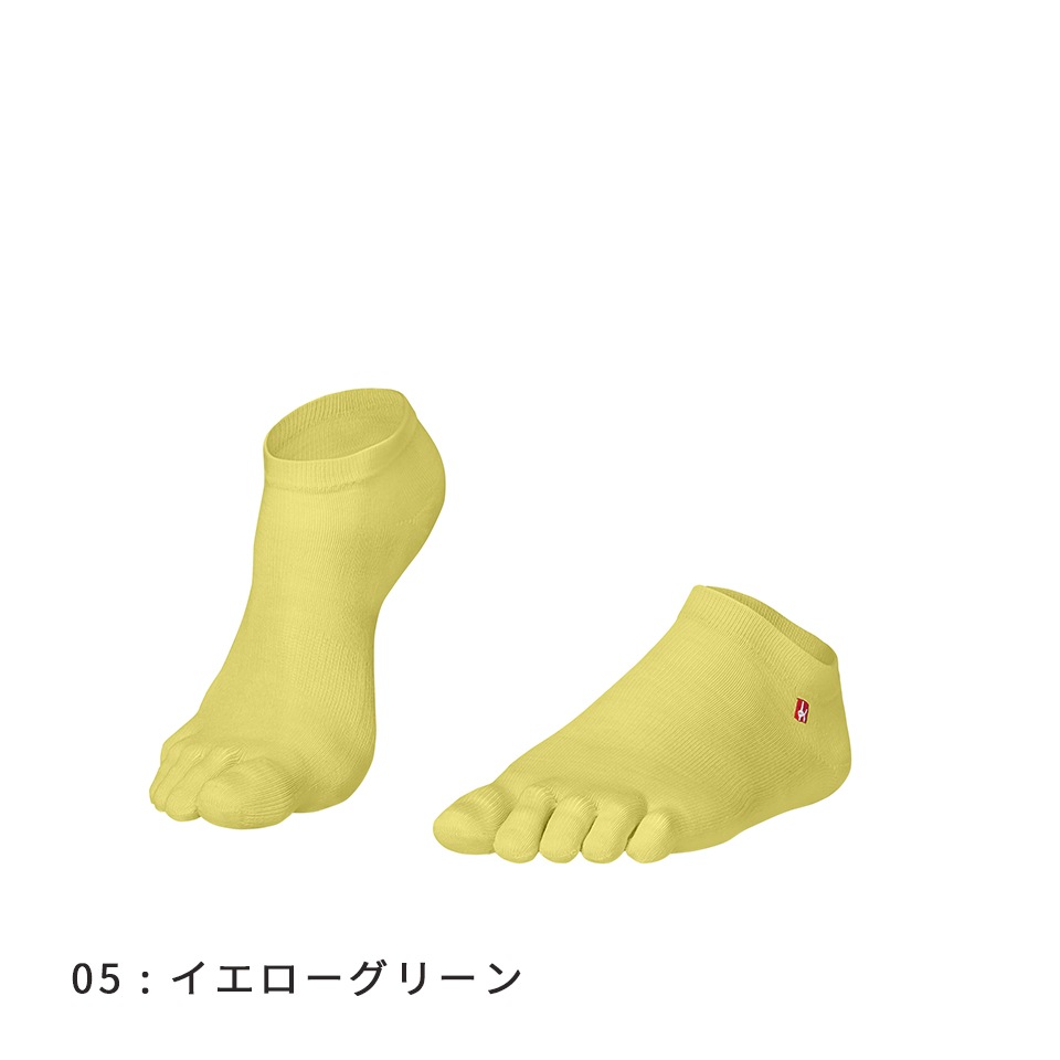 knitido EU 薄手 クールマックス アンクル 5本指ソックス 23-25cm【数量限定】