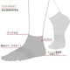 knitido EU 薄手 クールマックス アンクル 5本指ソックス 23-25cm【数量限定】