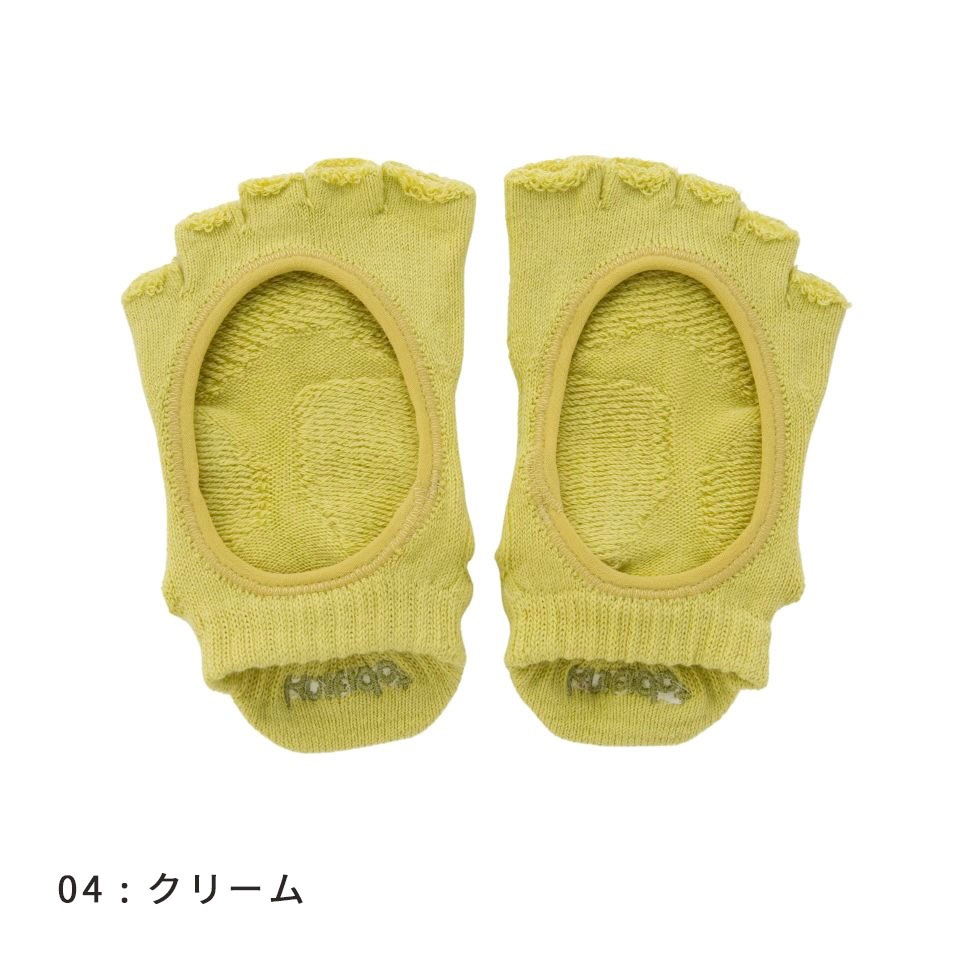 knitido ベーシック・エアークッション カバー 指なし 5本指ソックス 23-25cm
