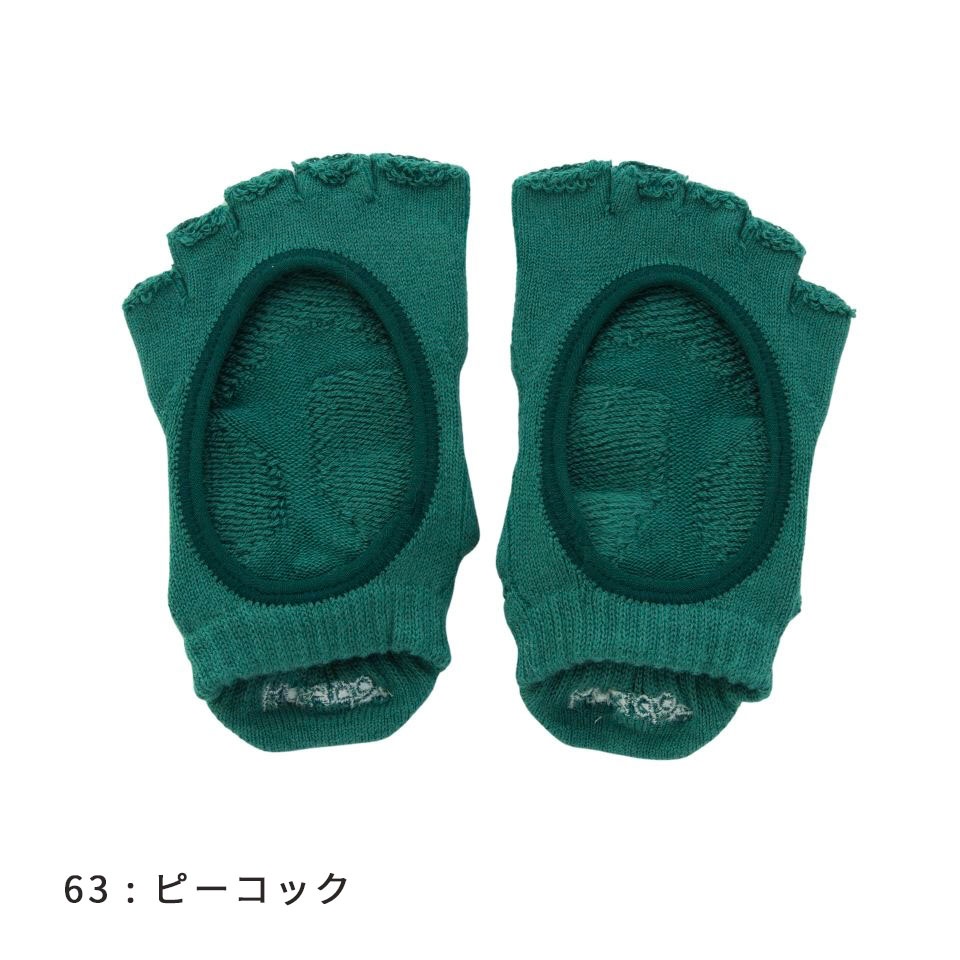 knitido ベーシック・エアークッション カバー 指なし 5本指ソックス 23-25cm