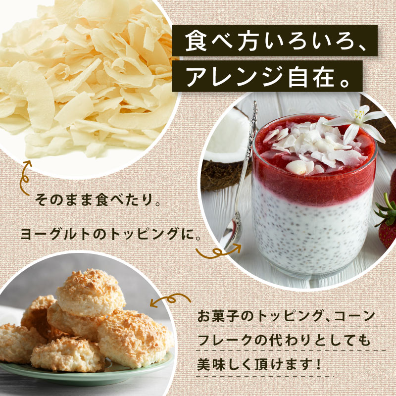 ココナッツチップ 75g×3袋セット 合計225g ヤシの実チップ