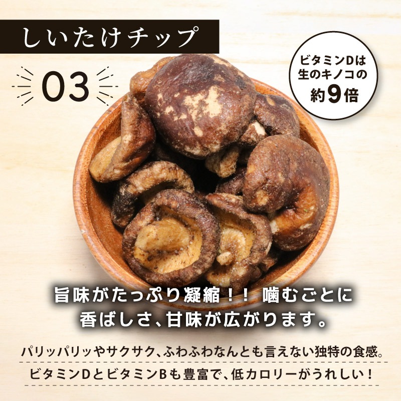 野菜チップミックス 65g 5袋セット 合計325g しいたけ オクラ ゴーヤー