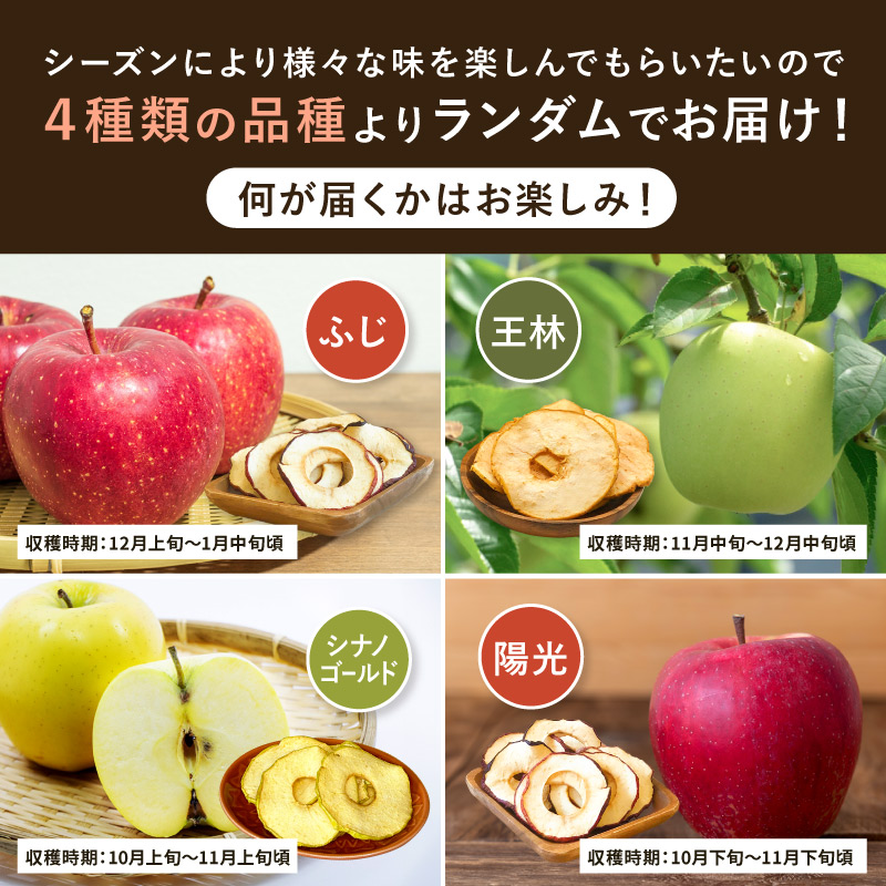 【季節限定】富山県魚津産りんご 20g×3袋セット 合計60g 国産ドライフルーツ