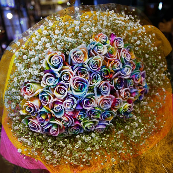 天然石の花束50本