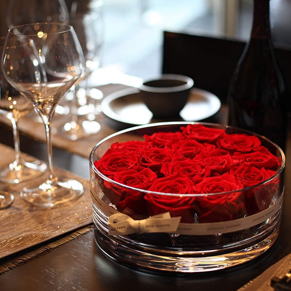 赤薔薇 プリザーブドフラワー ブリリアント(L)