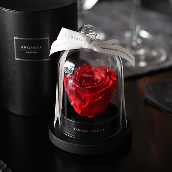 赤薔薇　プリザーブドフラワー　リトルベル