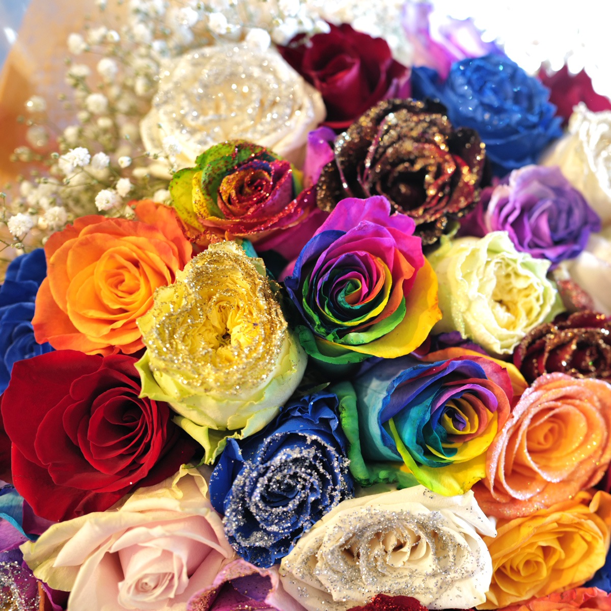完全おまかせ!スペシャルミックス50本の花束 | バラ・生花,バラの