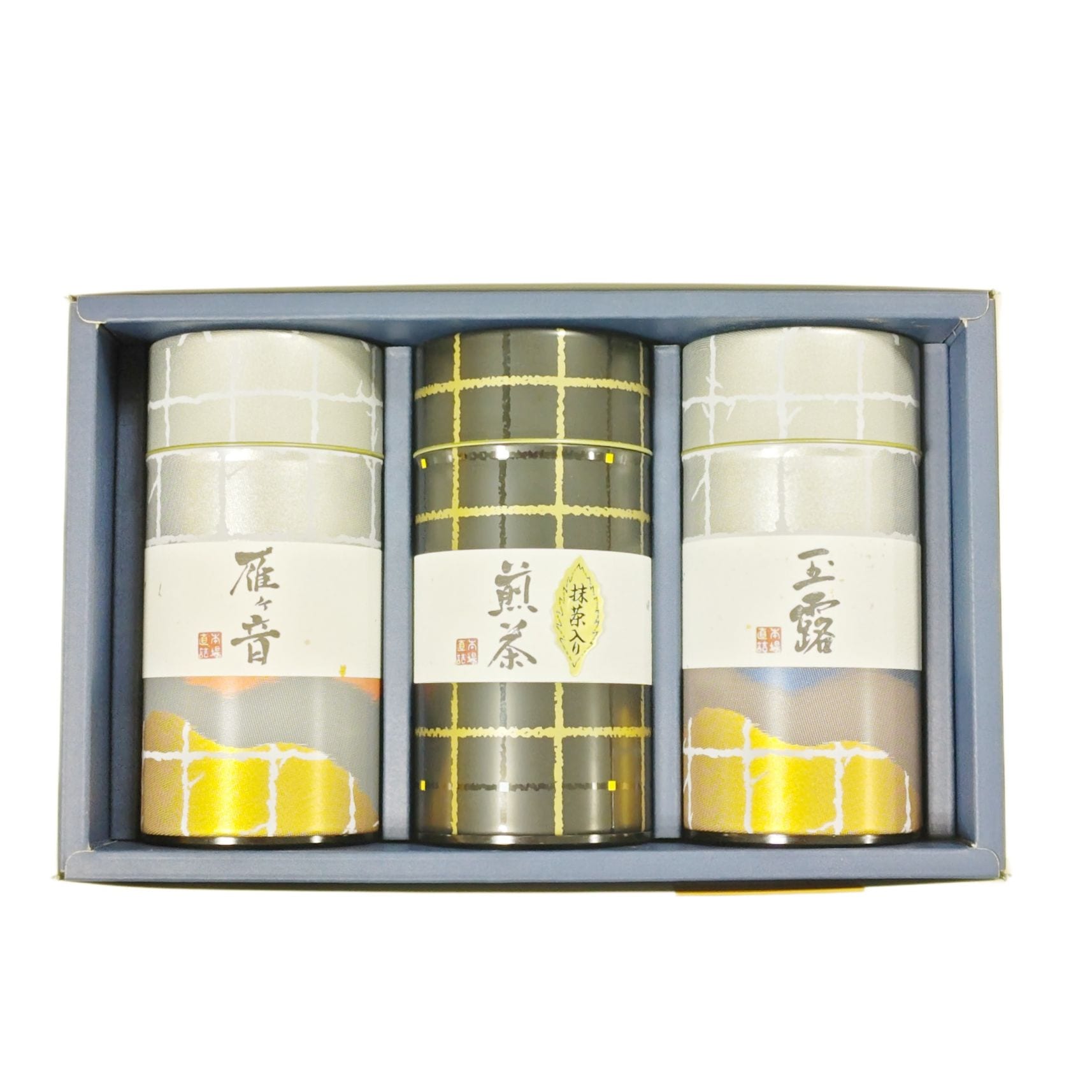 玉露 老松・くき茶 翁の友・抹茶入煎茶 朝の光（各188g）3本缶入セット 宇治茶 進物 ギフト プレゼント 京都 宇治田原 お茶 日本茶 茶葉 お誕生日 御歳暮 新商品