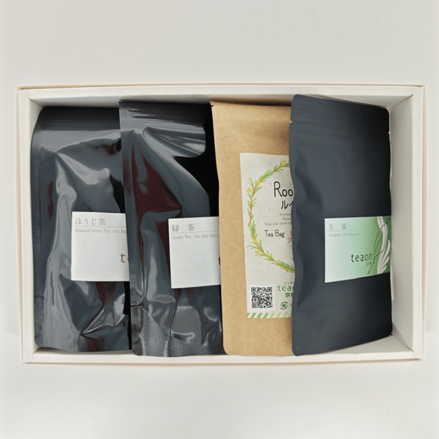 玉露ティーバッグ(6個入),緑茶ティーバッグ(18個入),ほうじ茶ティーバッグ(22個入),ルイボスティー(24個入)　4種ギフトセット 宇治茶 ティーバッグ 茶葉 誕生日 お誕生日 御歳暮 新商品
