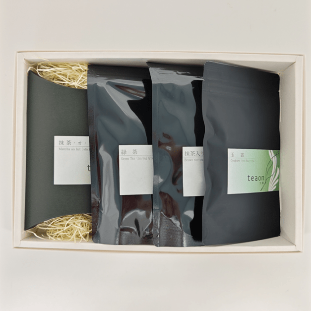 玉露ティーバッグ(6個入),緑茶ティーバッグ(18個入),ほうじ茶ティーバッグ(22個入),抹茶オ･レ(10本入)　4種ギフトセット 宇治茶 ティーバッグ 茶葉 誕生日 お誕生日 御歳暮 新商品