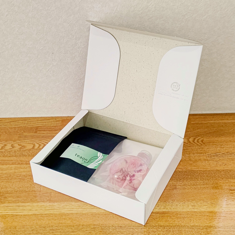 玉露ティーバッグ(6個入)とハーバリウム(ブルー系)　ギフトセット 宇治茶 ティーバッグ 誕生日 お誕生日 新生活 母の日