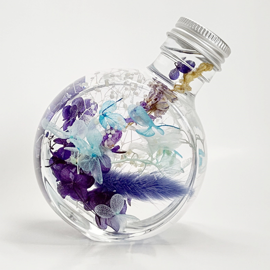 朝茶(47g入)とハーバリウム(イエロー・グリーン系) ギフトセット 宇治茶 茶葉 誕生日 お誕生日 ホワイトデー