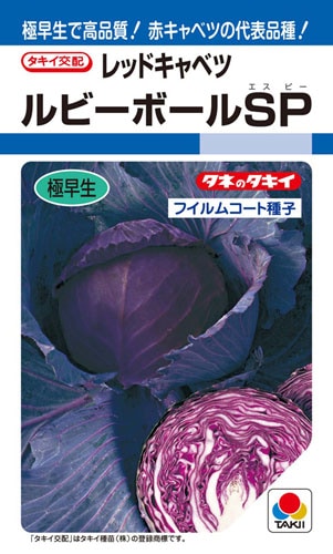タキイ種苗 キャベツ種子 ルビーボールSP[ACA05W]【取り寄せ注文】