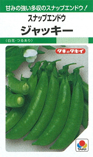 タキイ種苗 エンドウ種子 ジャッキー スナップエンドウ[AEN551]【取り寄せ注文】【2026年春種予約商品】