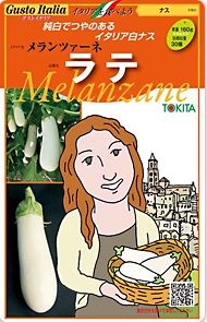 トキタ種苗 ナス種子 グストイタリア メランツァーネ・ラテ【取り寄せ注文】＊種子有効期限2026年10月末