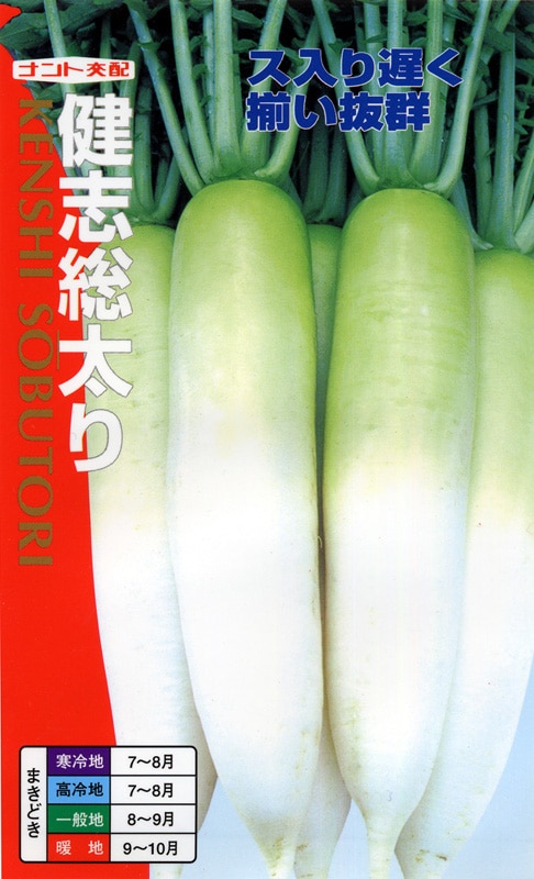 ナント種苗 ダイコン種子 健志総太り【取り寄せ注文】
