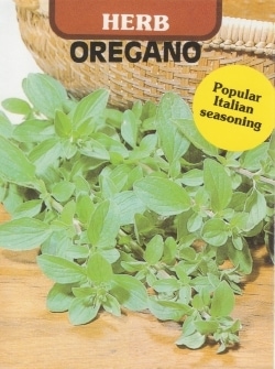 藤田種子　ハーブ種子　オレガノ　小袋(0.3ml)[H-4]【取り寄せ注文】