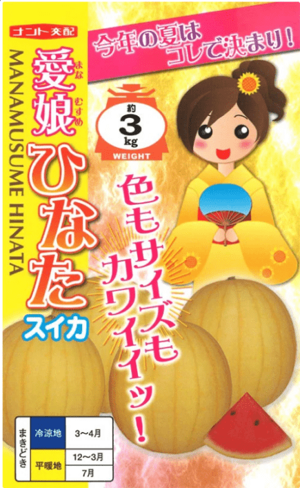 【キャンセル特価品】ナント種苗 愛娘ひなた 小袋 ＊種子有効期限2026年7月末有効