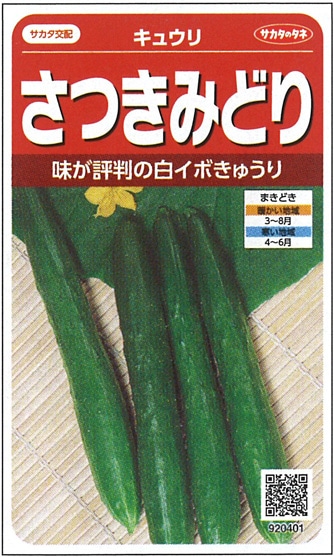 サカタのタネ キュウリ種子　さつきみどり【取り寄せ注文】※春のみの商品