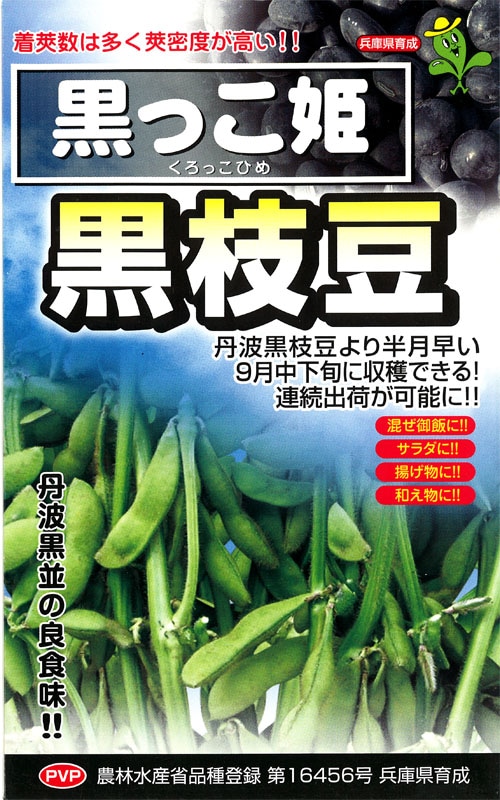 小林種苗 エダマメ種子 黒っこ姫