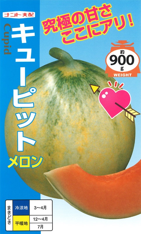 ナント キューピット メロン 果菜類 瓜類 メロン 冷涼地向けメロン 4月まき 小林種苗株式会社