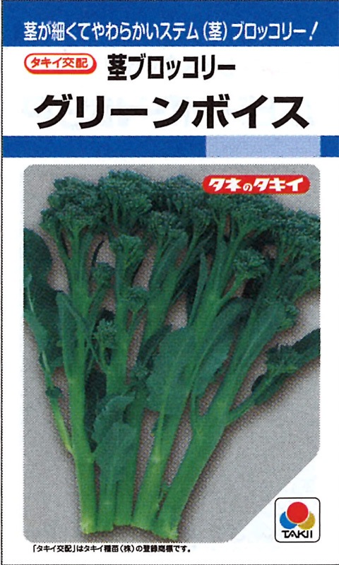 タキイ種苗 ブロッコリー種子 グリーンボイス[ABR02H]【取り寄せ注文