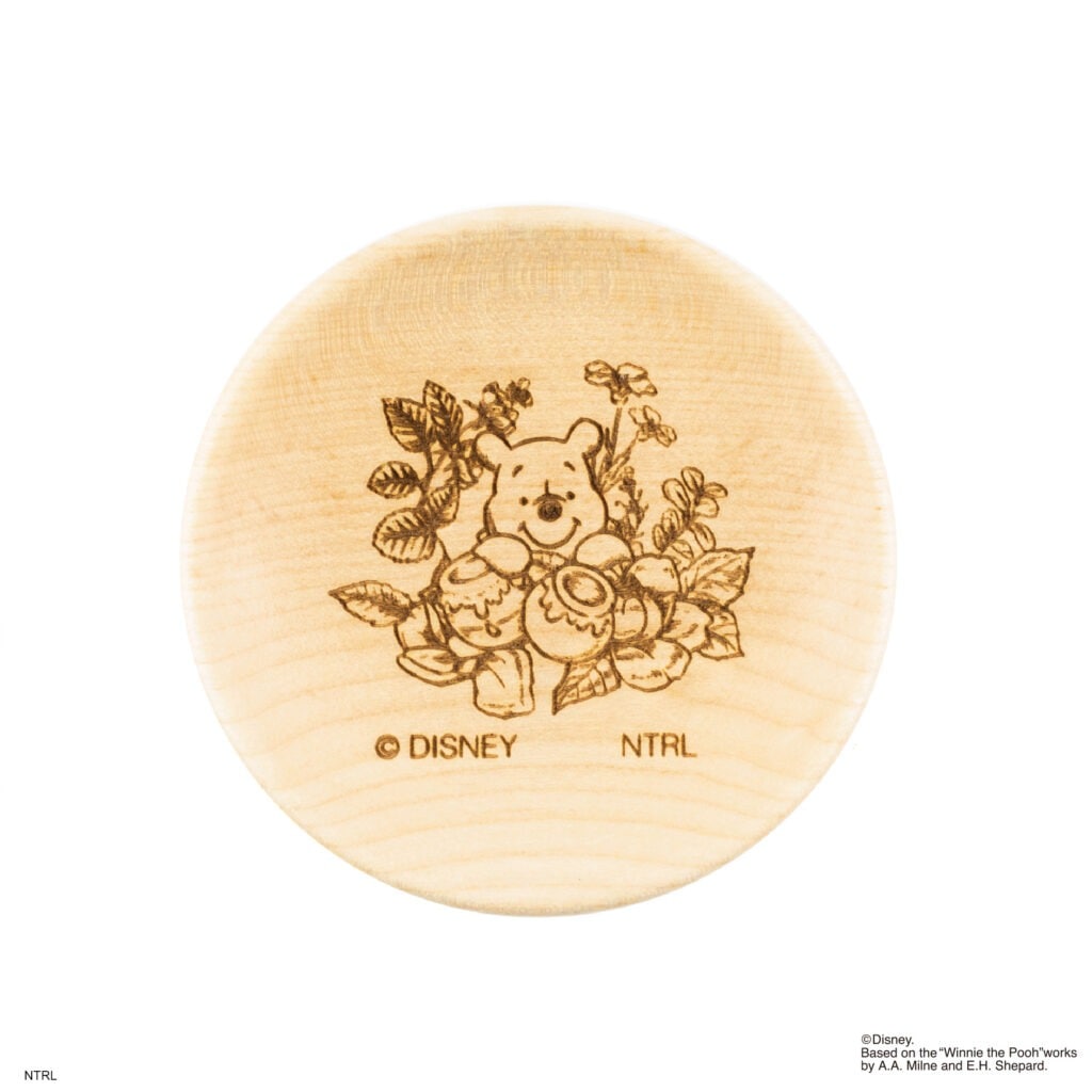 木製豆皿 pooh face